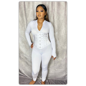 3 piece Corset bodysuit set